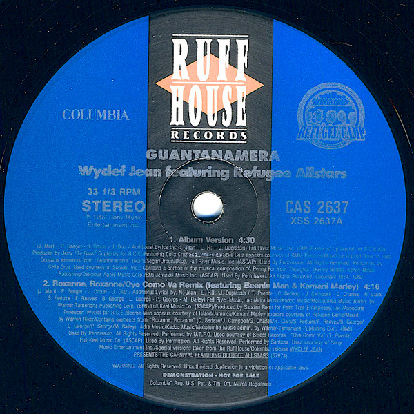 Wyclef Jean - Guantanamera | Ruffhouse Records (CAS 2637) - 2 Wyclef Jean - Guantanamera | Ruffhouse Records (CAS 2637) - 2