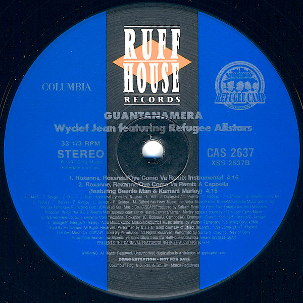 Wyclef Jean - Guantanamera | Ruffhouse Records (CAS 2637) - 3 Wyclef Jean - Guantanamera | Ruffhouse Records (CAS 2637) - 3