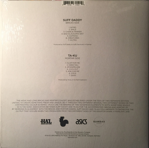 Suff Daddy X Ta-Ku - Bricks & Mortar | Melting Pot Music (MPM 152) - main