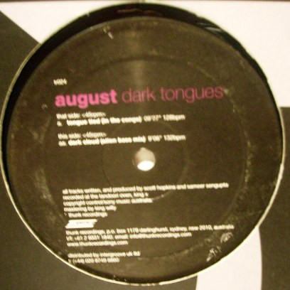 August - Dark Tongues | Thunk (TR024)