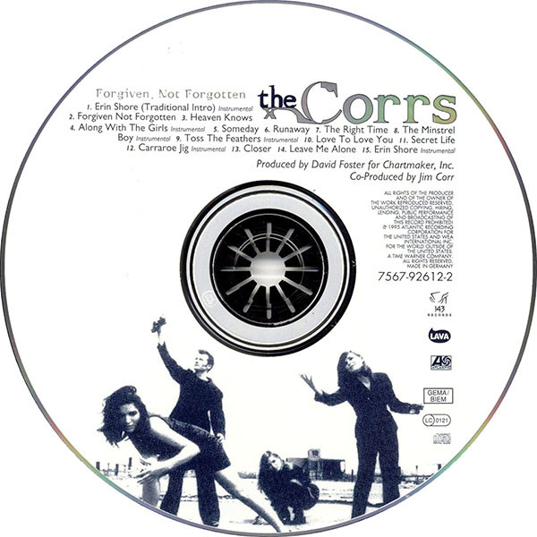 The Corrs - Forgiven, Not Forgotten | Atlantic (7567-92612-2) - 3