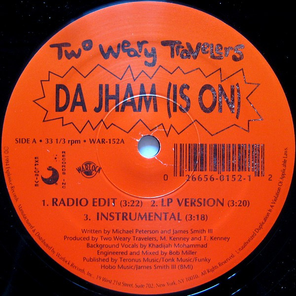 Two Weary Travelers - Da Jham (Is On) | Explosive Records Inc (WAR-152) - main Two Weary Travelers - Da Jham (Is On) | Explosive Records Inc (WAR-152) - main