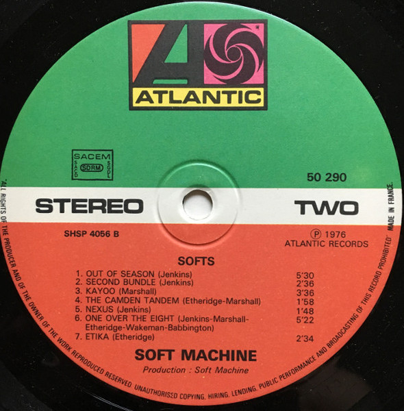 Soft Machine - Softs | Atlantic (50 290) - 4