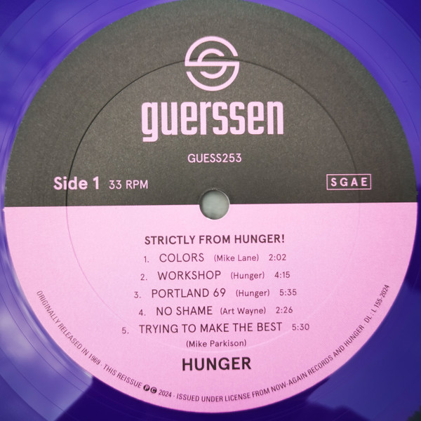 Hunger - Strictly From Hunger | Guerssen (GUESS253) - 3 Hunger - Strictly From Hunger | Guerssen (GUESS253) - 3