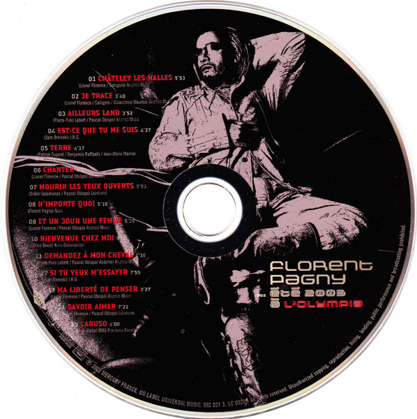 Florent Pagny - Été 2003 À L'Olympia | Mercury (982 021 3) - 4