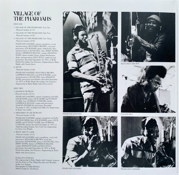 Pharoah Sanders Featuring Vocalist Sedatrius Brown - Village Of The Pharoahs | Elemental Music (700233) - 3 Pharoah Sanders Featuring Vocalist Sedatrius Brown - Village Of The Pharoahs | Elemental Music (700233) - 3