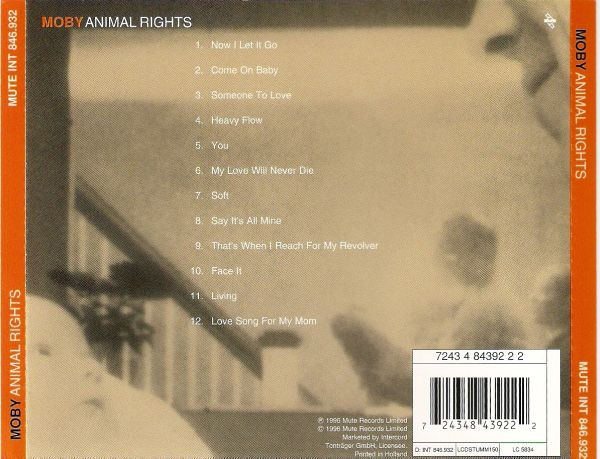 Moby - Animal Rights | Mute (INT 846.932) - 2 Moby - Animal Rights | Mute (INT 846.932) - 2