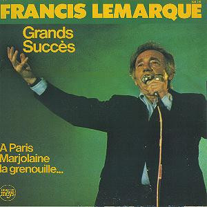 Francis Lemarque - Grands Succès | Disques Meys (528215) - main