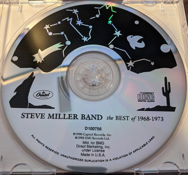 Steve Miller Band - The Best Of 1968 - 1973 [CD] | Capitol Records (D 100756) - 3