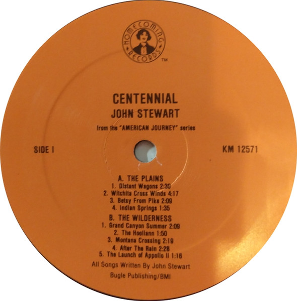 John Stewart - Centennial • The "American Journey" Series | Homecoming Records (HC-00200) - 3 John Stewart - Centennial • The "American Journey" Series | Homecoming Records (HC-00200) - 3