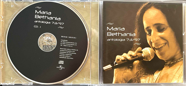 Maria Bethânia - Antologia 73/97 | Universal (9818159) - 3 Maria Bethânia - Antologia 73/97 | Universal (9818159) - 3