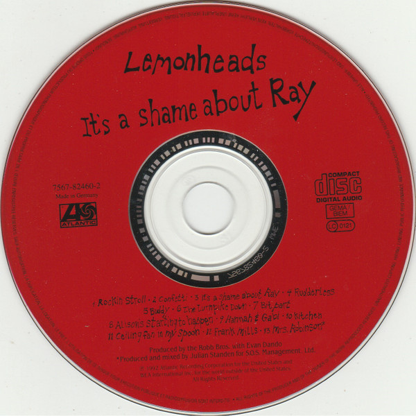 The Lemonheads - It's A Shame About Ray | Atlantic (7567-82460-2) - 3 The Lemonheads - It's A Shame About Ray | Atlantic (7567-82460-2) - 3