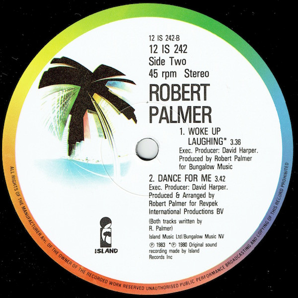 Robert Palmer - Discipline Of Love | Island Records (12 IS 242) - 4