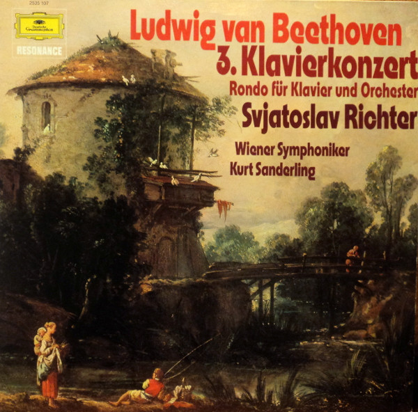 Ludwig van Beethoven – Sviatoslav Richter - Wiener Symphoniker , Kurt Sanderling - 3. Klavierkonzert / Rondo Für Klavier Und Orchester | Deutsche Grammophon (2535 107)