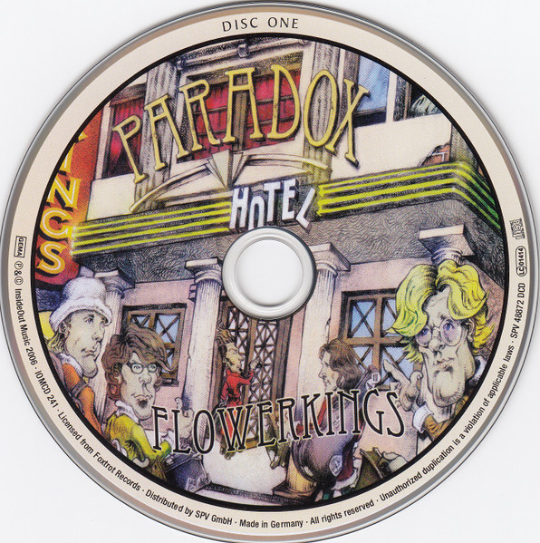 The Flower Kings - Paradox Hotel CD | Inside Out Music (IOMCD 241) - 3 The Flower Kings - Paradox Hotel CD | Inside Out Music (IOMCD 241) - 3