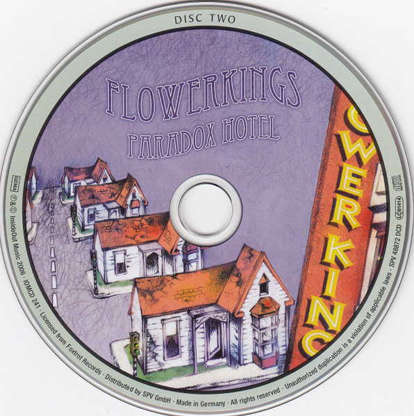 The Flower Kings - Paradox Hotel CD | Inside Out Music (IOMCD 241) - 4 The Flower Kings - Paradox Hotel CD | Inside Out Music (IOMCD 241) - 4