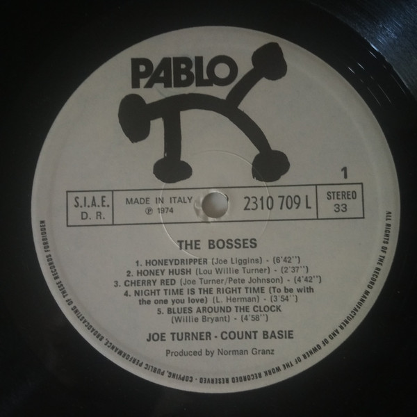 Big Joe Turner / Count Basie - The Bosses | Pablo Records (2310 709 L) - 3 Big Joe Turner / Count Basie - The Bosses | Pablo Records (2310 709 L) - 3