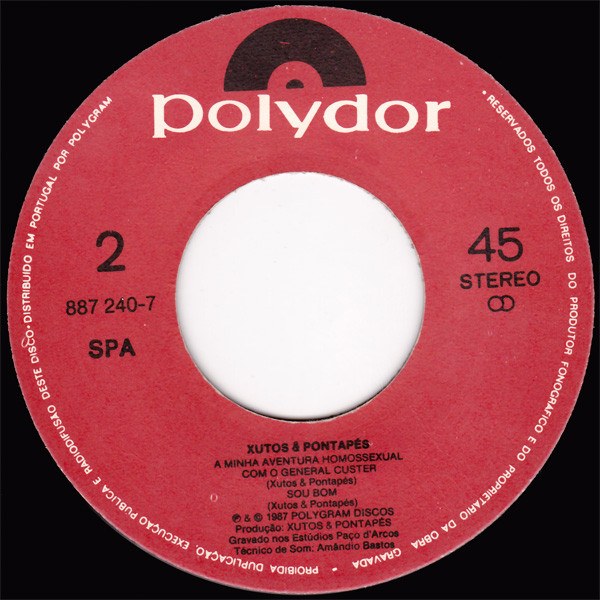 Xutos & Pontapés - 7º Single | Polydor (887 240-7) - 4