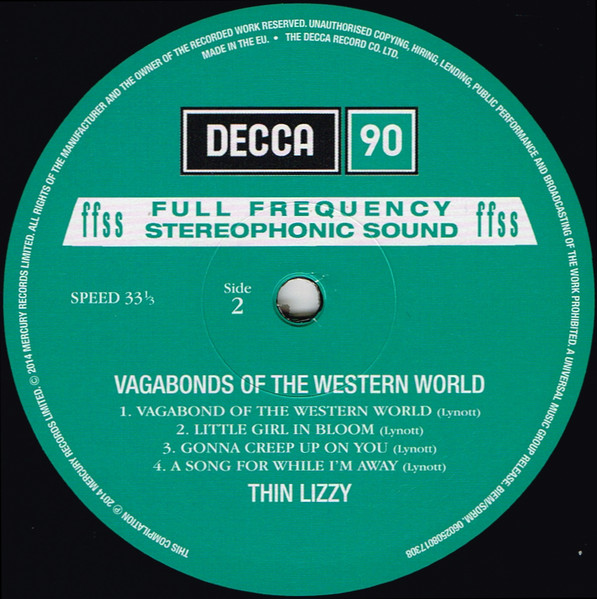 Thin Lizzy - Vagabonds Of The Western World | Decca (0801730) - 4