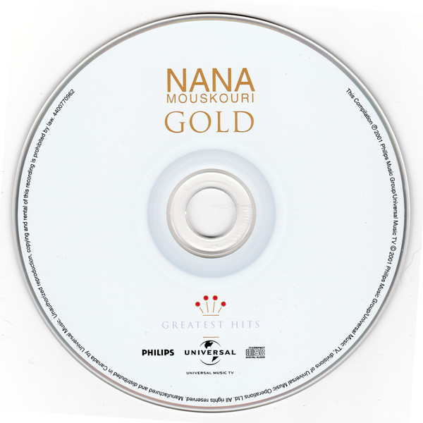 Nana Mouskouri - Gold - Greatest Hits | Philips (4400770962) - 3