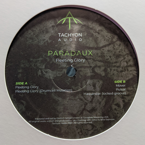 Paradaux - Fleeting Glory | Tachyon Audio (TAC 008) - main