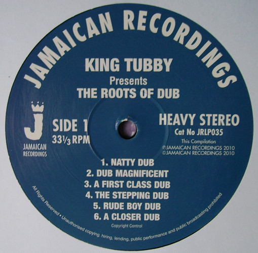 King Tubby - Presents The Roots Of Dub | Jamaican Recordings (JRLP035) - 3 King Tubby - Presents The Roots Of Dub | Jamaican Recordings (JRLP035) - 3