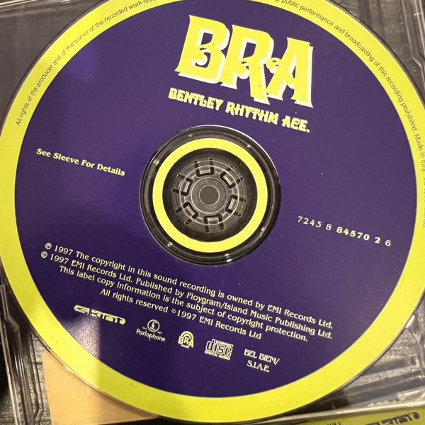 Bentley Rhythm Ace - Bentley's Gonna Sort You Out / Run On The Spot | EMI (7243 8 84570 2 6) - 3