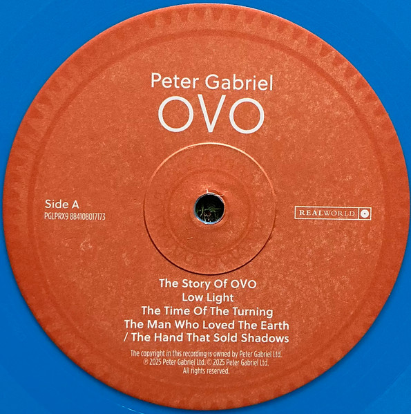 Peter Gabriel - OVO | Real World Records (PGLPRX9) - 3