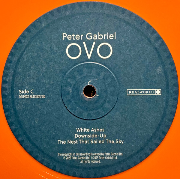 Peter Gabriel - OVO | Real World Records (PGLPRX9) - 4