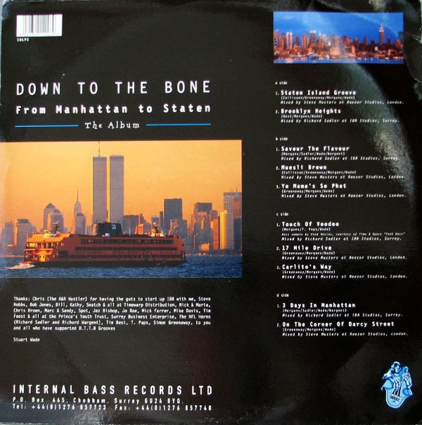 Down To The Bone - From Manhattan To Staten - The Album | Internal Bass (IBLP3) - 2