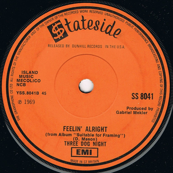 Three Dog Night - It's For You | Stateside (SS 8041) - 2