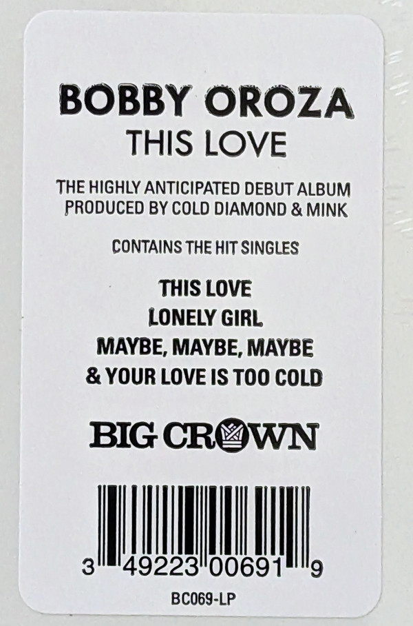 Bobby Oroza - This Love | Big Crown Records (BC069-LP) - 2 Bobby Oroza - This Love | Big Crown Records (BC069-LP) - 2