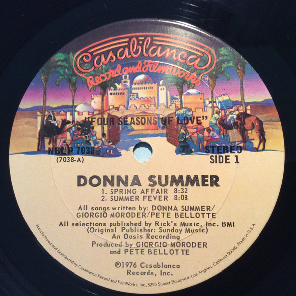 Donna Summer - Four Seasons Of Love | Casablanca (NBLP 7038) - 3