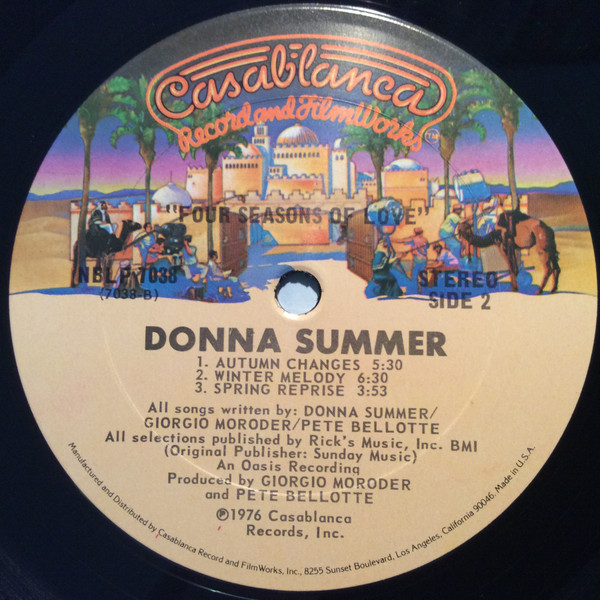 Donna Summer - Four Seasons Of Love | Casablanca (NBLP 7038) - 4