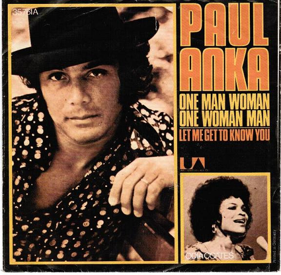 Paul Anka - One Man Woman / One Woman Man | United Artists Records (35761A)