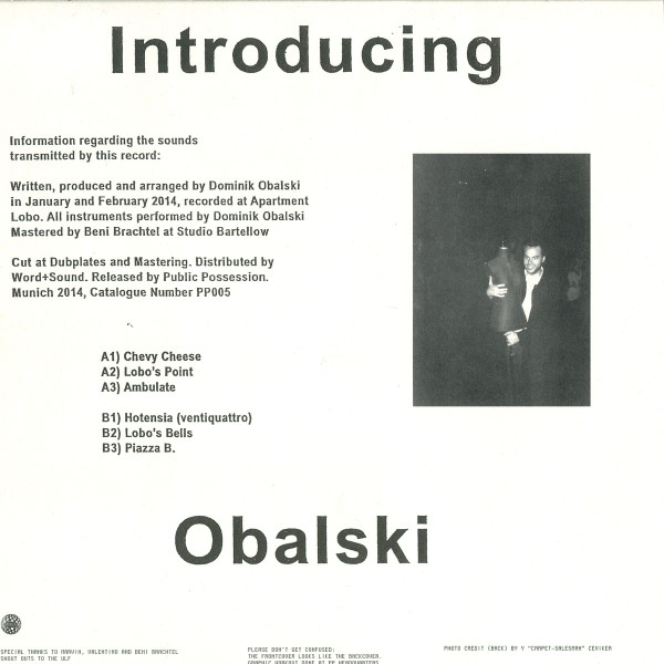 Obalski - Introducing Obalski | Public Possession (PP005) - 2