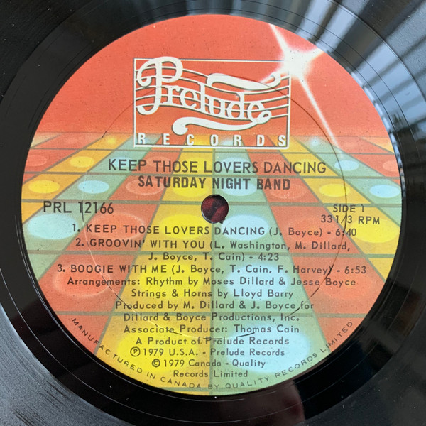 Saturday Night Band - Keep Those Lovers Dancing [Vinyl] | Prelude Records (PRL 12166) - 3