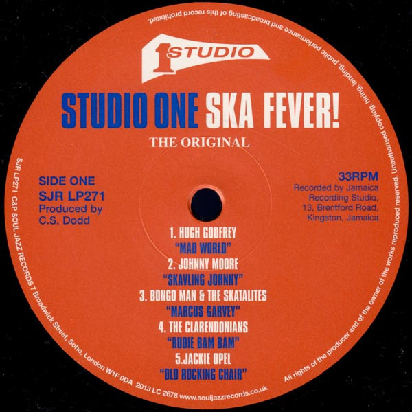 Various - Studio One Ska Fever! | Soul Jazz Records (SJR LP271) - 3 Various - Studio One Ska Fever! | Soul Jazz Records (SJR LP271) - 3