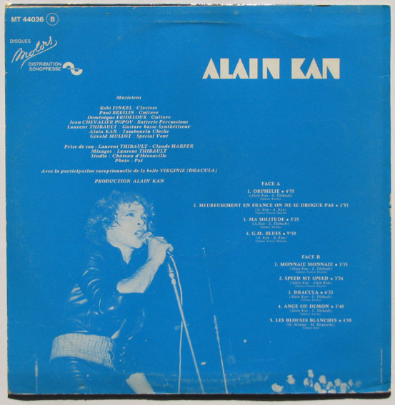 Alain Kan - Heureusement En France, On Ne Se Drogue Pas... | Les Disques Motors (MT 44036) - 2 Alain Kan - Heureusement En France, On Ne Se Drogue Pas... | Les Disques Motors (MT 44036) - 2
