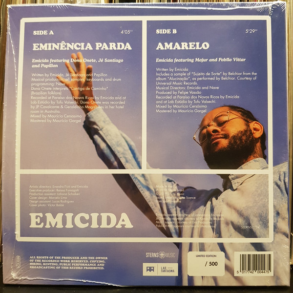 Emicida - Eminência Parda | Stern's Music (STERNS2734) - 2 Emicida - Eminência Parda | Stern's Music (STERNS2734) - 2