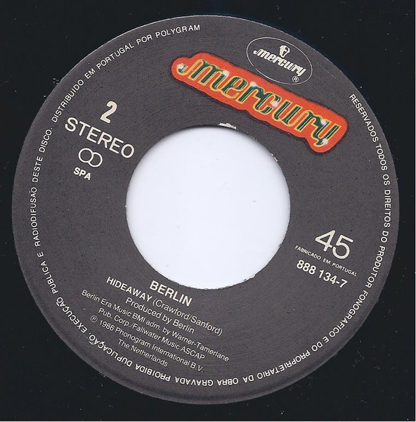 Berlin - Like Flames | Mercury (888 134-7) - 4