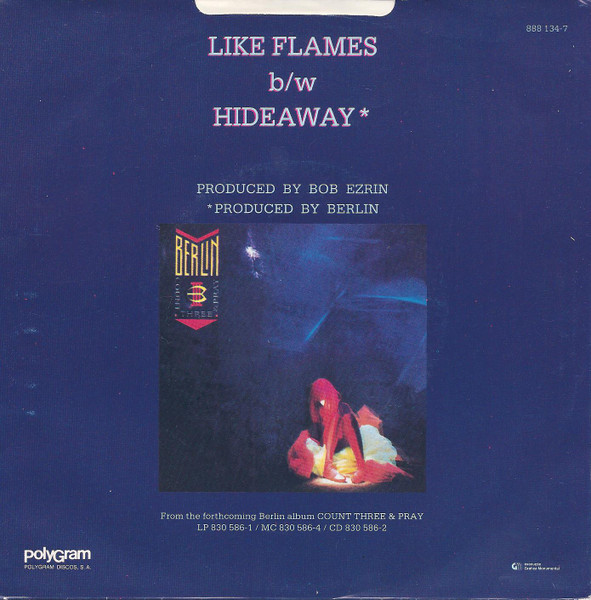 Berlin - Like Flames | Mercury (888 134-7) - 2