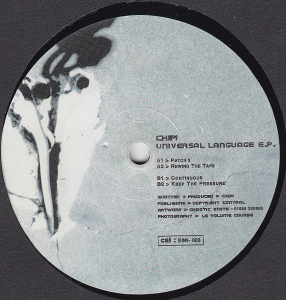 Chipi - Universal Language EP | Eskape Recordings (ESK003) Chipi - Universal Language EP | Eskape Recordings (ESK003)