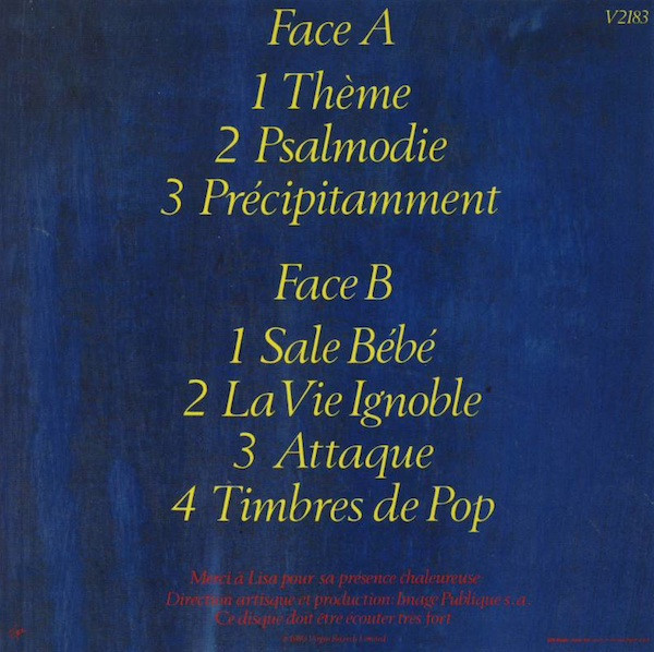 Public Image Limited - Paris Au Printemps = Paris In The Spring | Virgin (V2183) - 2