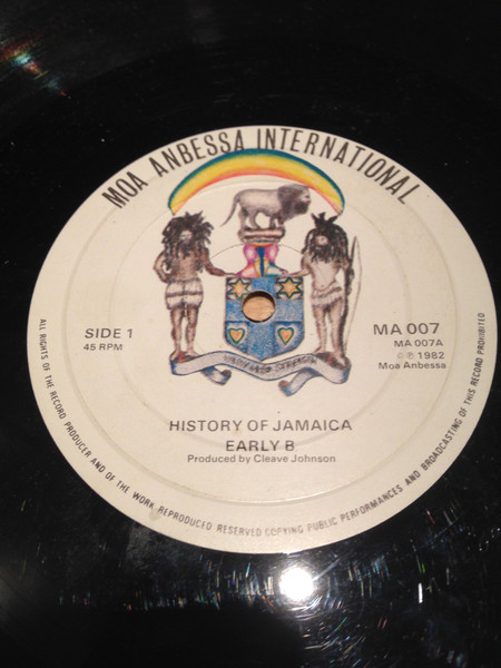 Early B - History Of Jamaica | Moa Anbessa (MA 007) - main