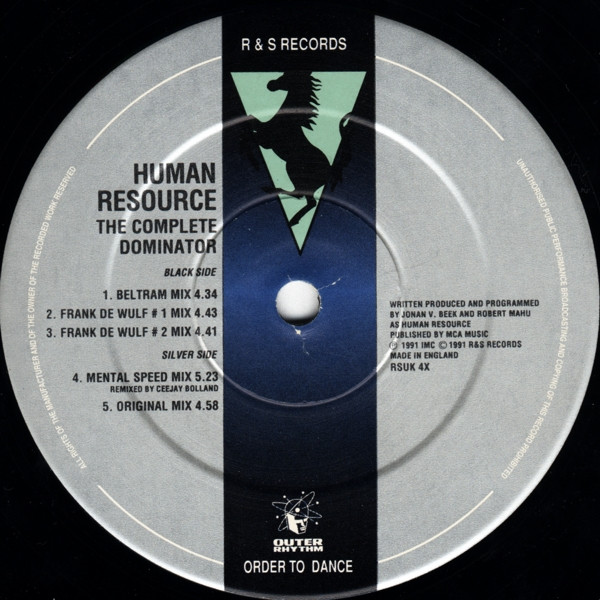 Human Resource - The Complete Dominator | R & S Records (RSUK 4X) - main