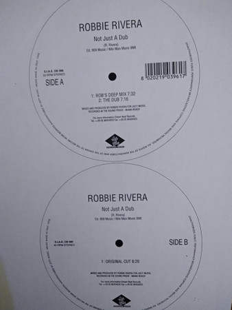 Robbie Rivera - Not Just A Dub | Dream Beat (DB 096) - 4 Robbie Rivera - Not Just A Dub | Dream Beat (DB 096) - 4