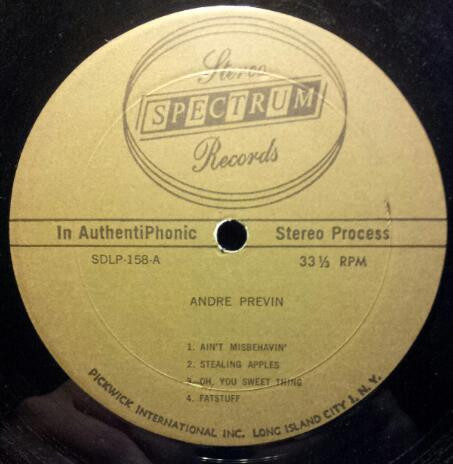 André Previn , Michael Grant - Spotlight On Andre Previn And Michael Grant | Stereo Spectrum Records (SDLP-158)