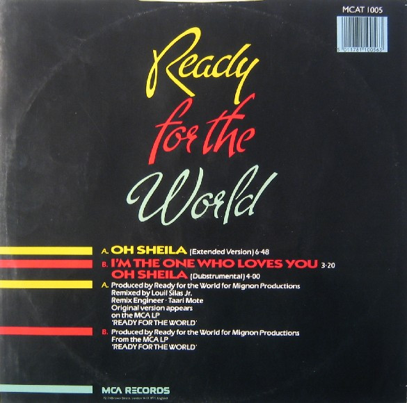 Ready For The World - Oh Sheila | MCA Records (MCAT 1005) - 2 Ready For The World - Oh Sheila | MCA Records (MCAT 1005) - 2