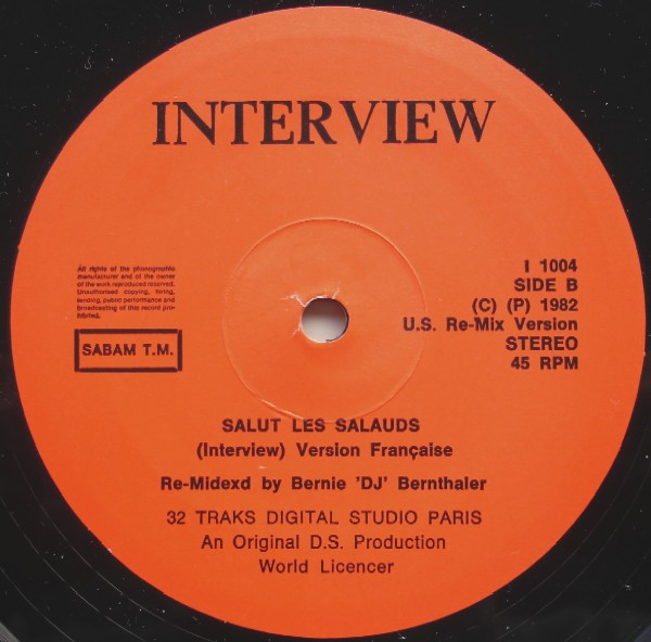 Interview - Salut Les Salauds (U.S. Re-Mix) | Interview (I 1004) - 4